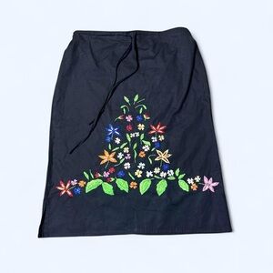 Y2K Fairy Black Floral Skirt by Cute Options!
